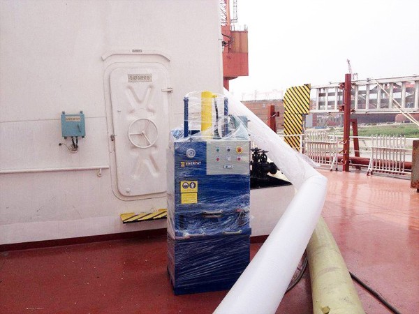 中遠公司與恩派特定制垃圾打包機案例 中遠公司與恩派特定制垃圾打包機案例